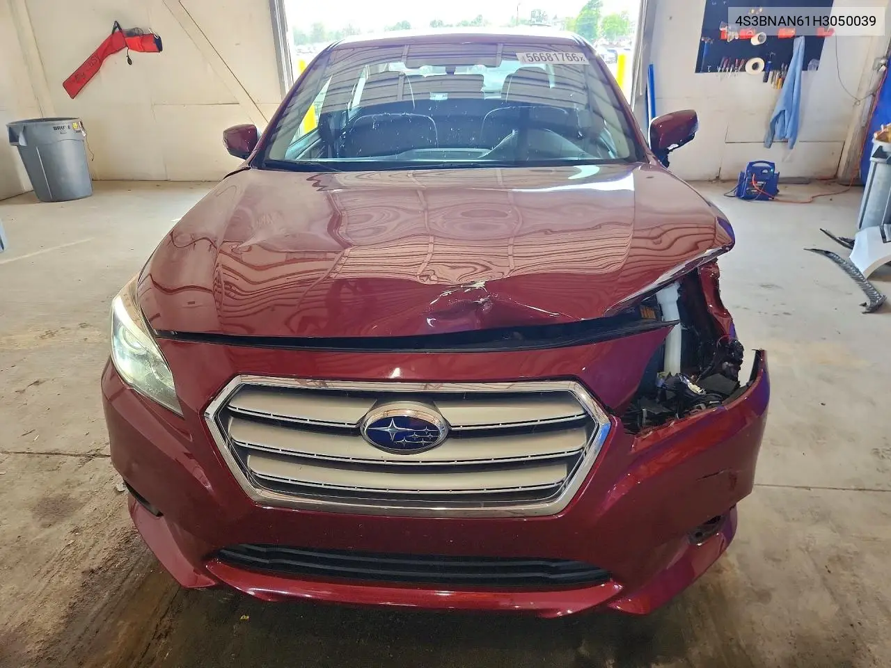 2017 Subaru Legacy 2.5I Limited VIN: 4S3BNAN61H3050039 Lot: 56681766