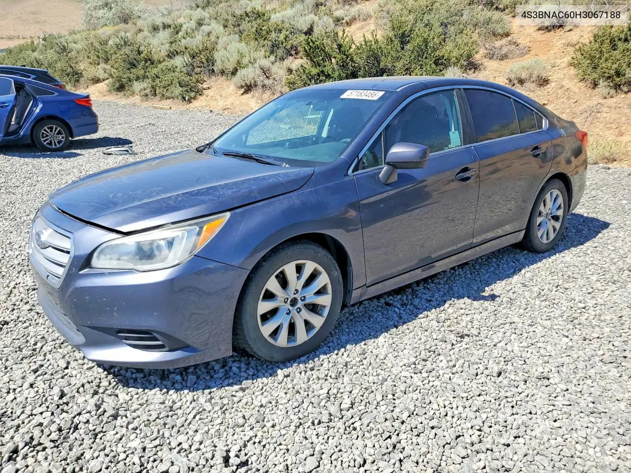 2017 Subaru Legacy 2.5I Premium VIN: 4S3BNAC60H3067188 Lot: 57183486