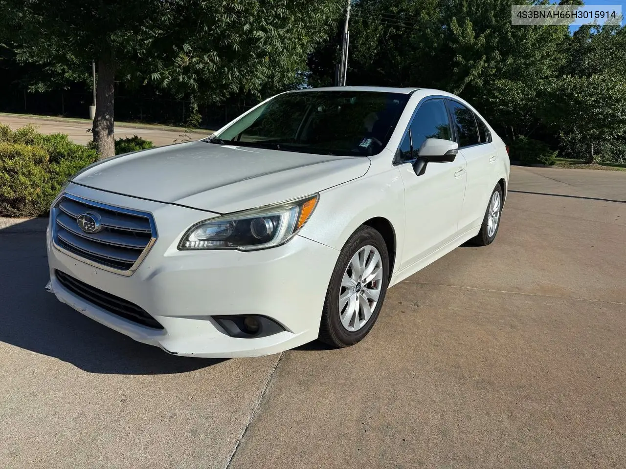 2017 Subaru Legacy 2.5I Premium VIN: 4S3BNAH66H3015914 Lot: 57273756