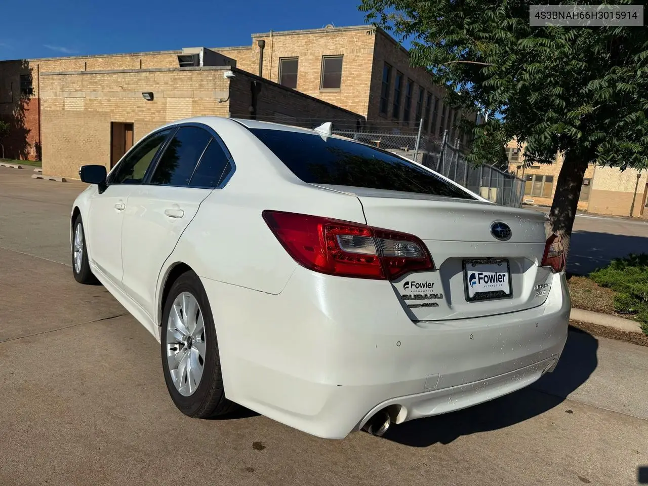2017 Subaru Legacy 2.5I Premium VIN: 4S3BNAH66H3015914 Lot: 57273756