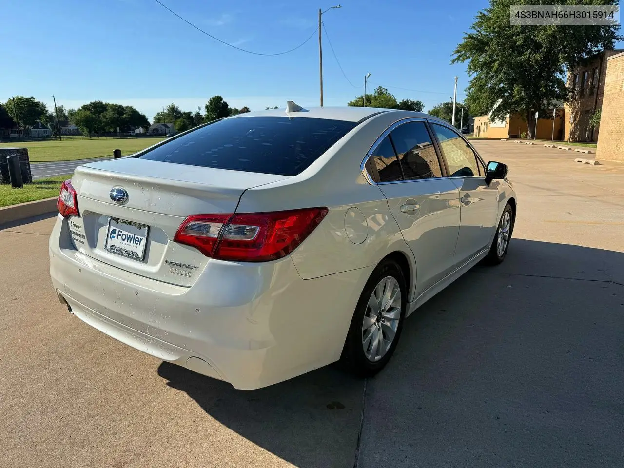 2017 Subaru Legacy 2.5I Premium VIN: 4S3BNAH66H3015914 Lot: 57273756