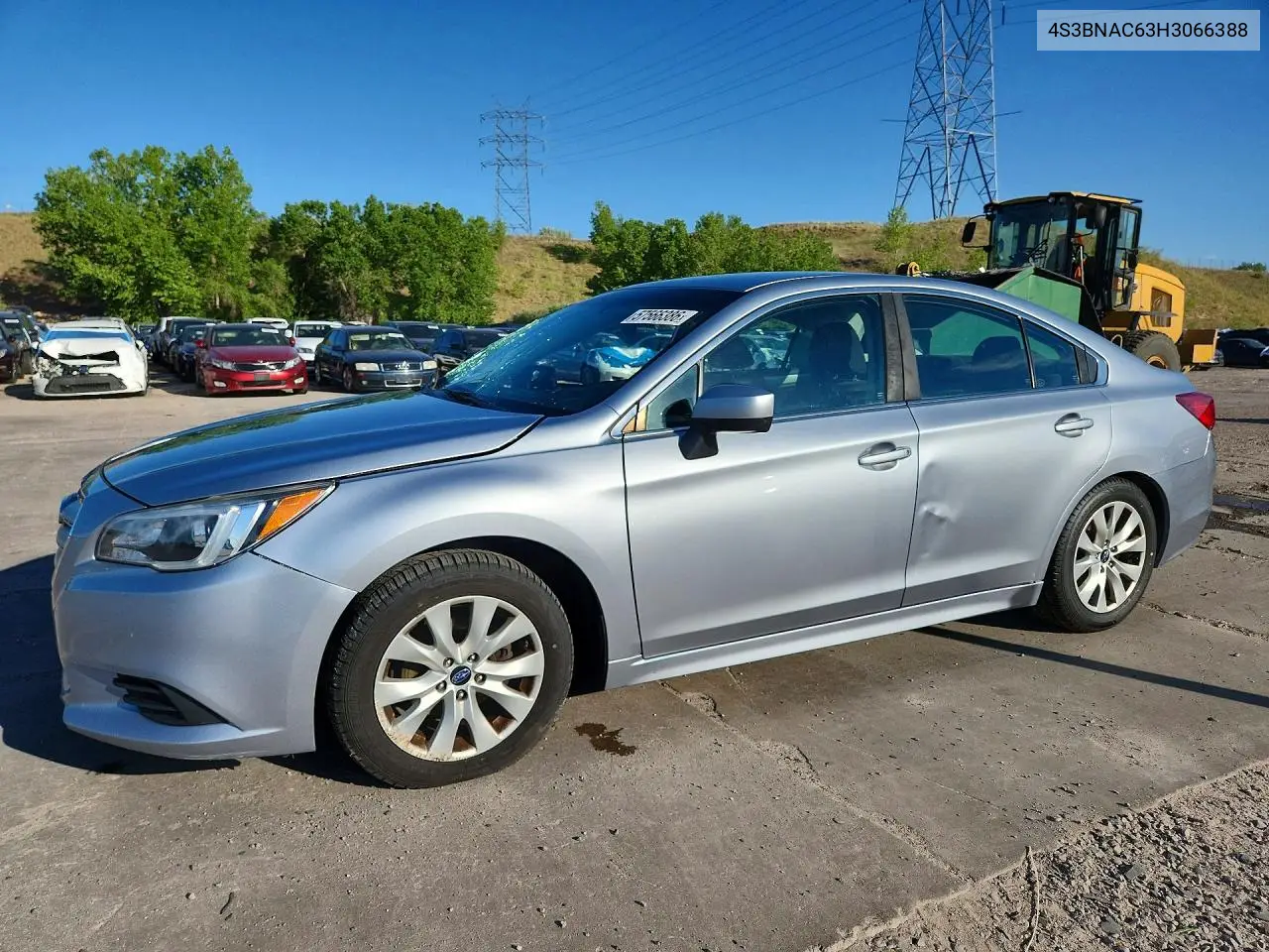 2017 Subaru Legacy 2.5I Premium VIN: 4S3BNAC63H3066388 Lot: 57566386