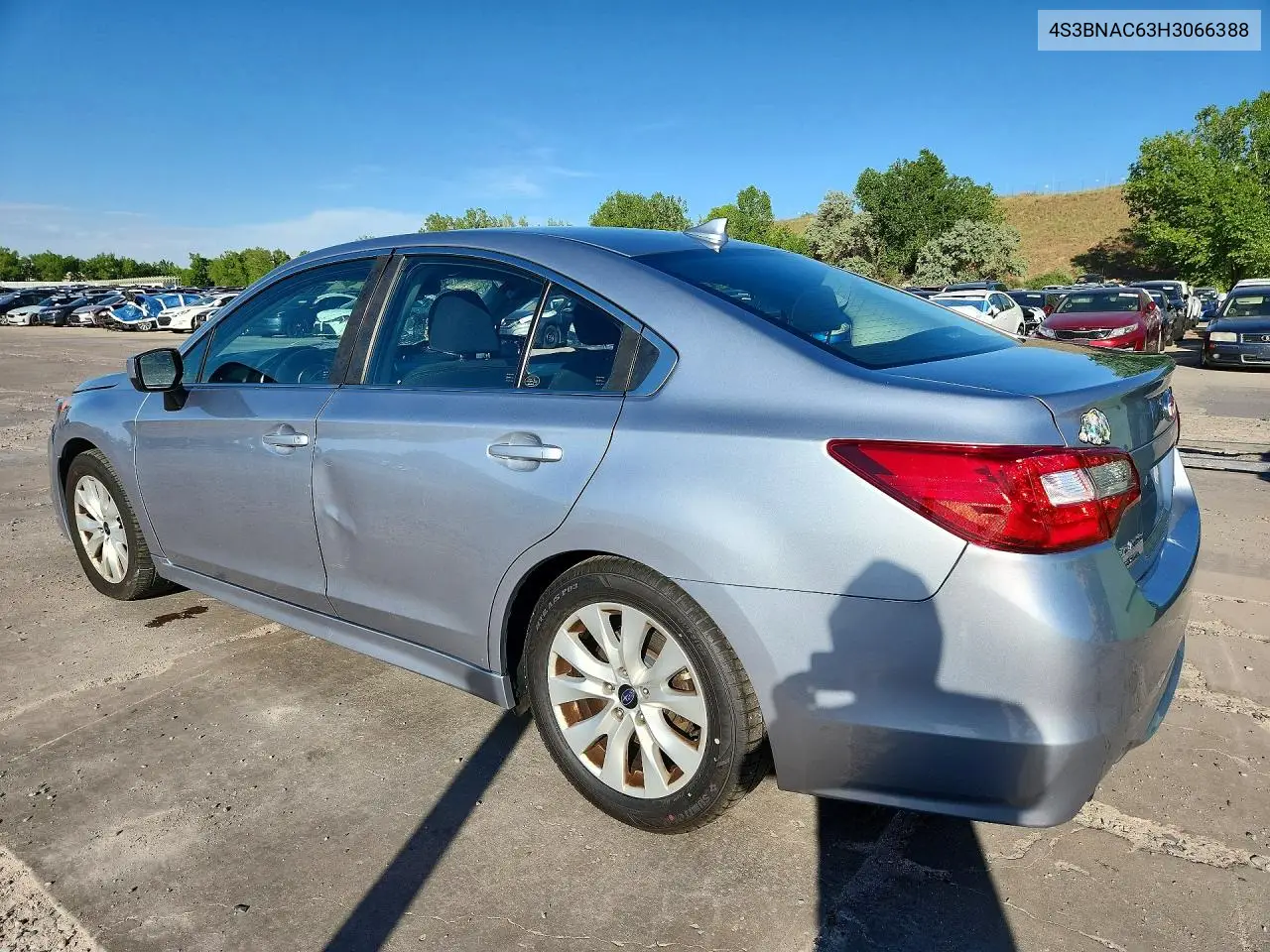 2017 Subaru Legacy 2.5I Premium VIN: 4S3BNAC63H3066388 Lot: 57566386
