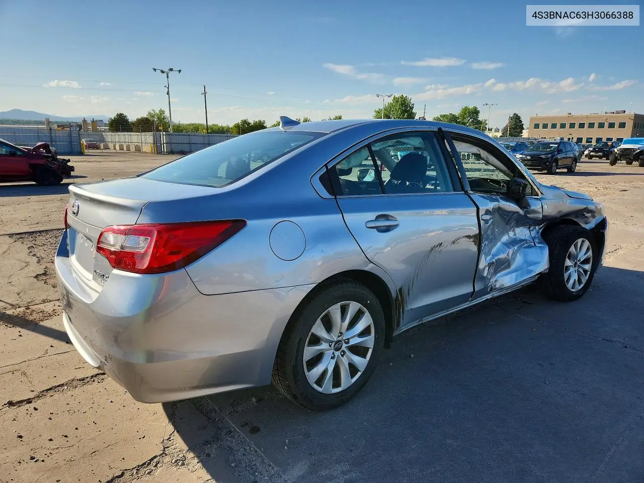 2017 Subaru Legacy 2.5I Premium VIN: 4S3BNAC63H3066388 Lot: 57566386