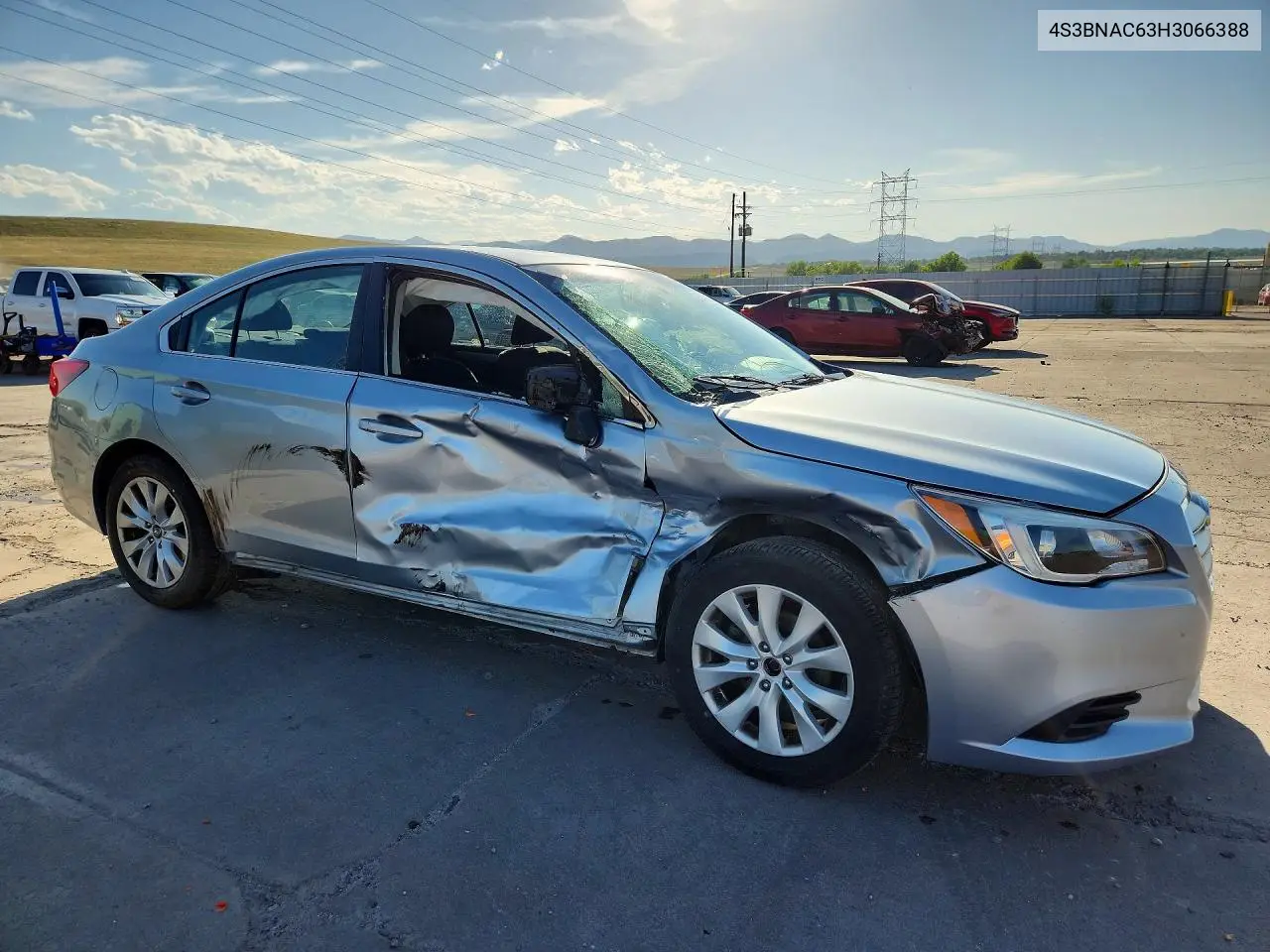 2017 Subaru Legacy 2.5I Premium VIN: 4S3BNAC63H3066388 Lot: 57566386