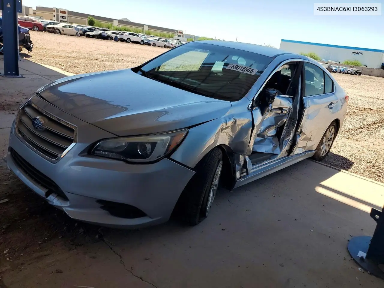 2017 Subaru Legacy 2.5I Premium VIN: 4S3BNAC6XH3063293 Lot: 59018566