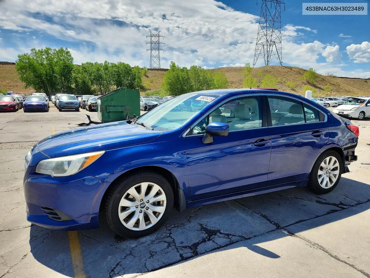 2017 Subaru Legacy 2.5I Premium VIN: 4S3BNAC63H3023489 Lot: 60024426