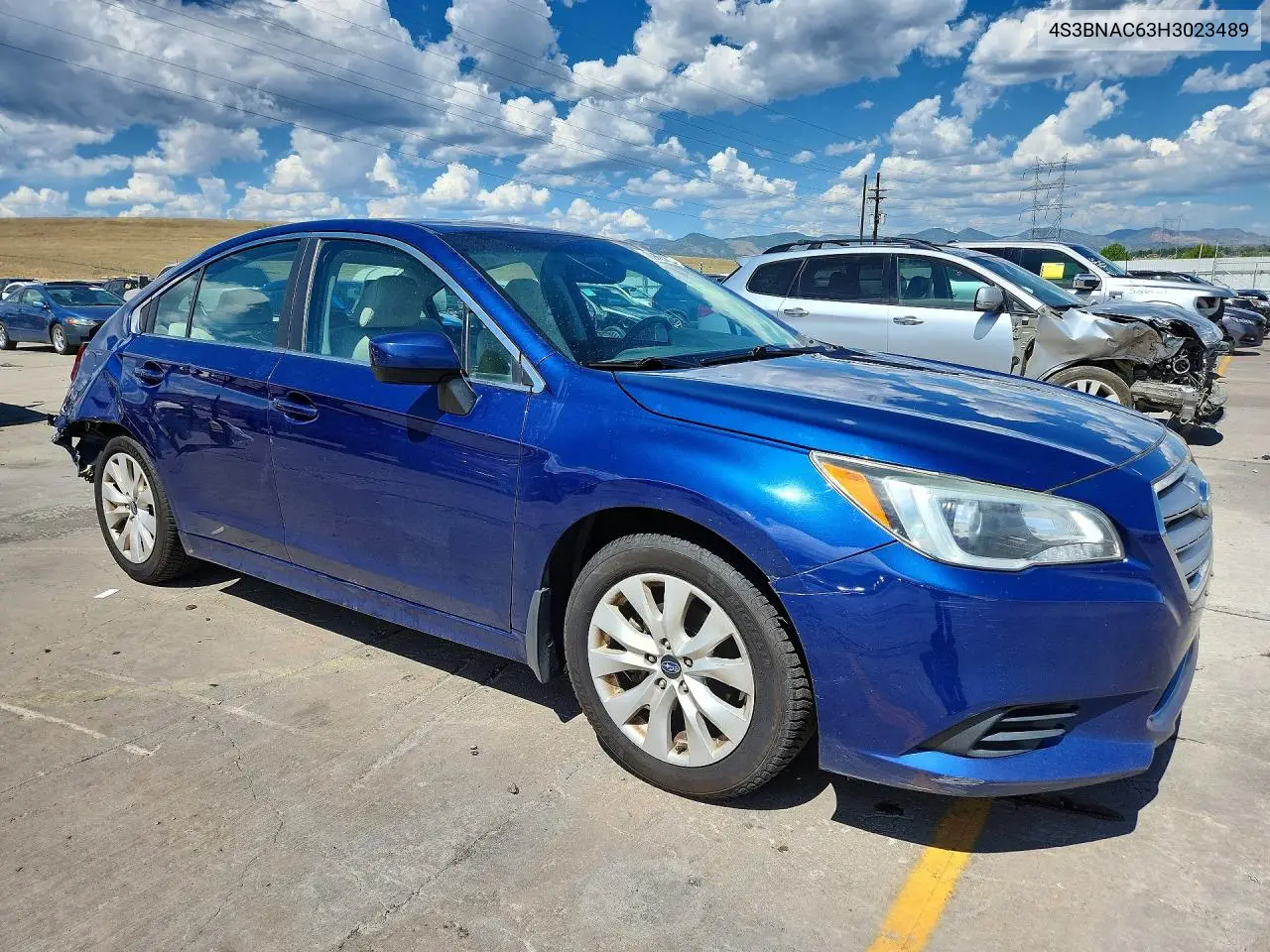 2017 Subaru Legacy 2.5I Premium VIN: 4S3BNAC63H3023489 Lot: 60024426