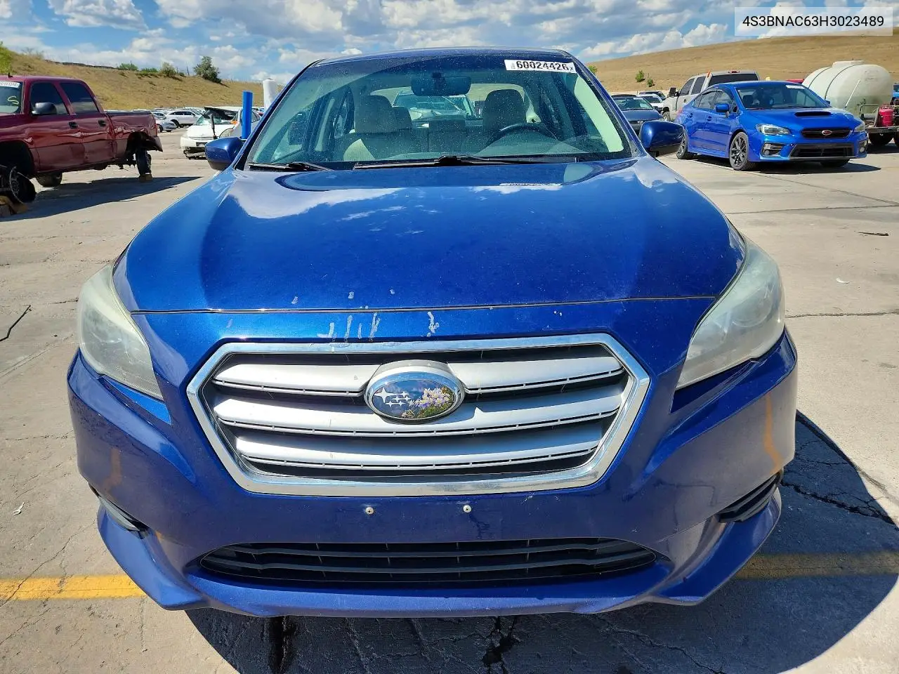 2017 Subaru Legacy 2.5I Premium VIN: 4S3BNAC63H3023489 Lot: 60024426