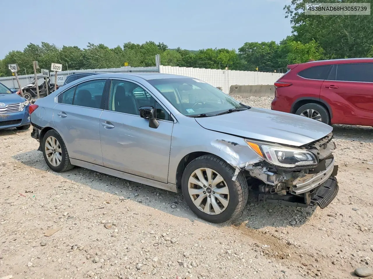 2017 Subaru Legacy 2.5I Premium VIN: 4S3BNAD68H3055739 Lot: 61180076