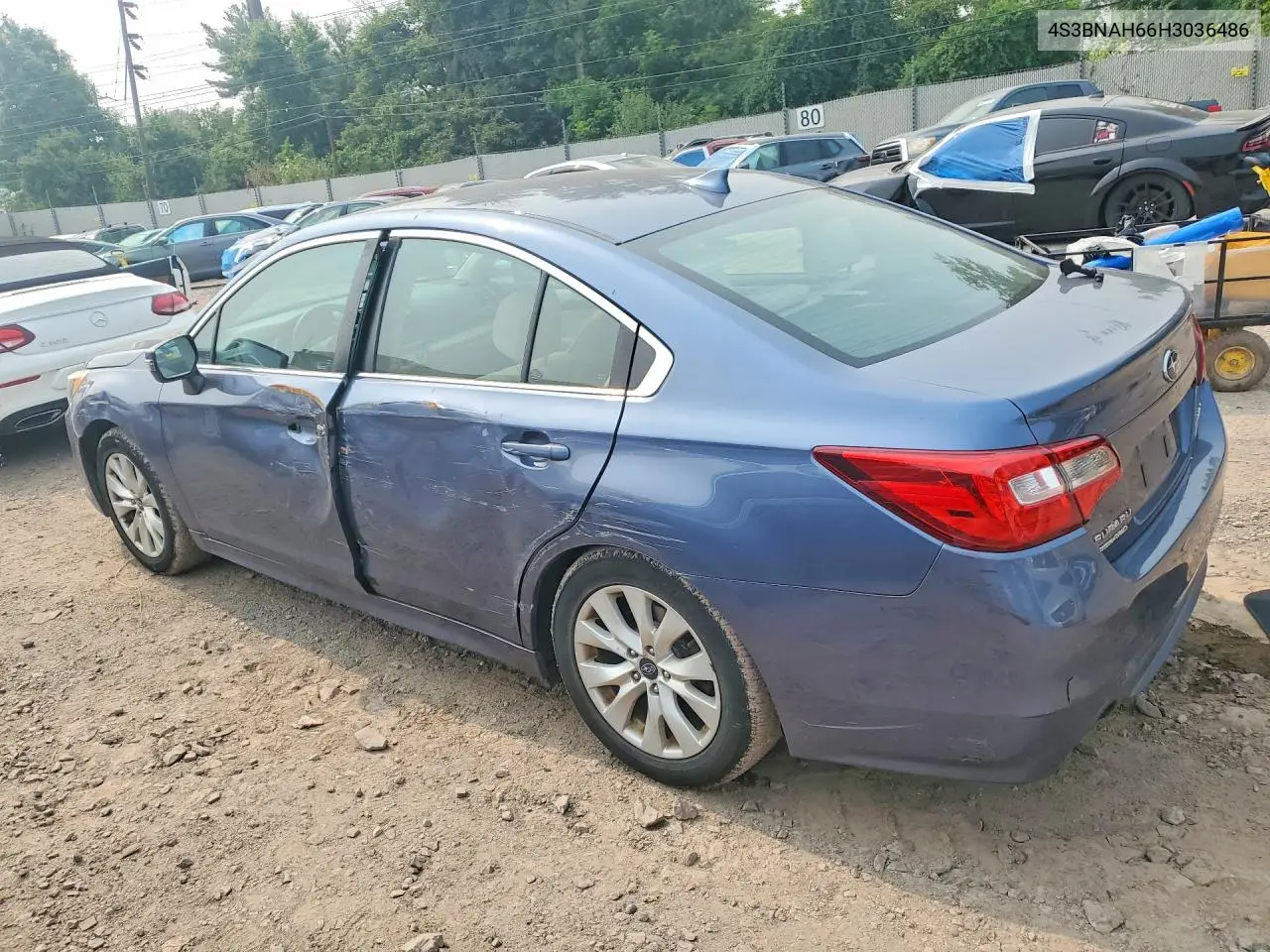 2017 Subaru Legacy VIN: 4S3BNAH66H3036486 Lot: 61299816