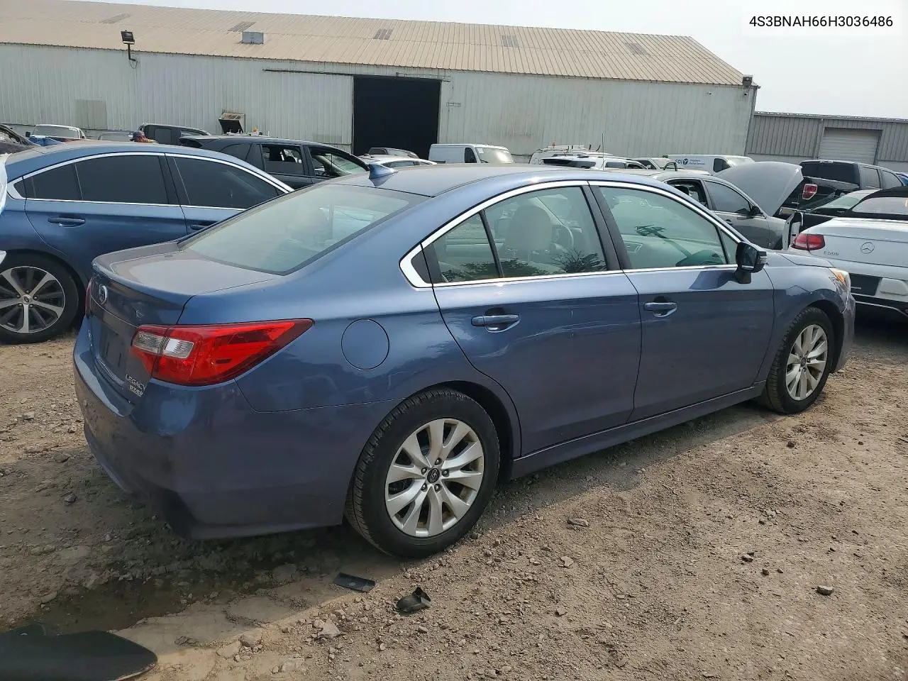 2017 Subaru Legacy VIN: 4S3BNAH66H3036486 Lot: 61299816
