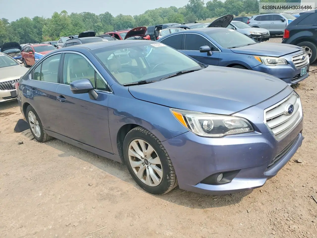 2017 Subaru Legacy VIN: 4S3BNAH66H3036486 Lot: 61299816