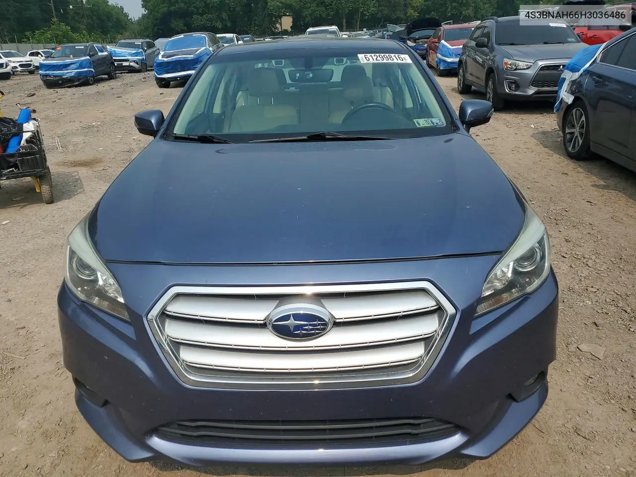 2017 Subaru Legacy VIN: 4S3BNAH66H3036486 Lot: 61299816