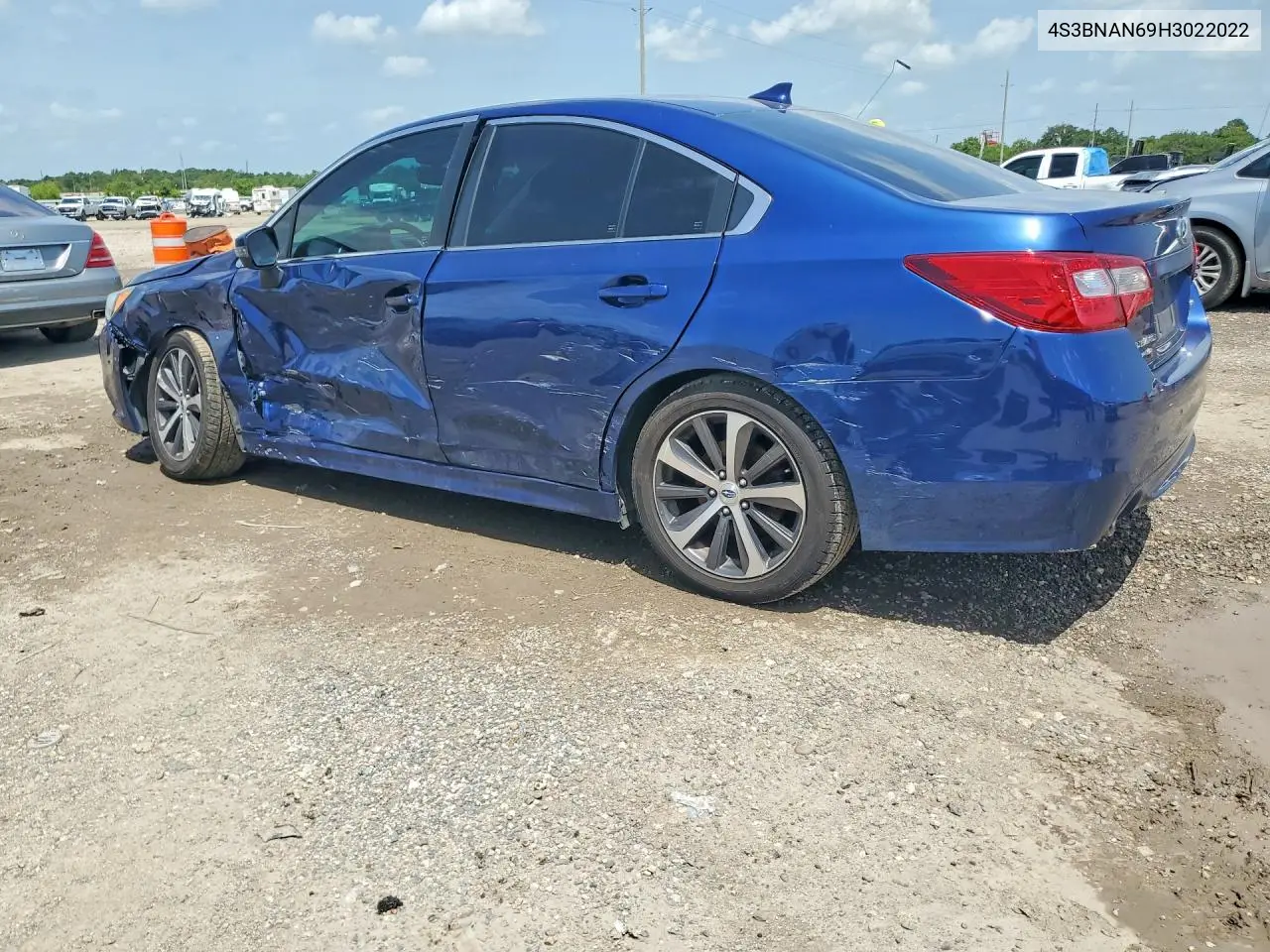 2017 Subaru Legacy 2.5I Limited VIN: 4S3BNAN69H3022022 Lot: 61380556