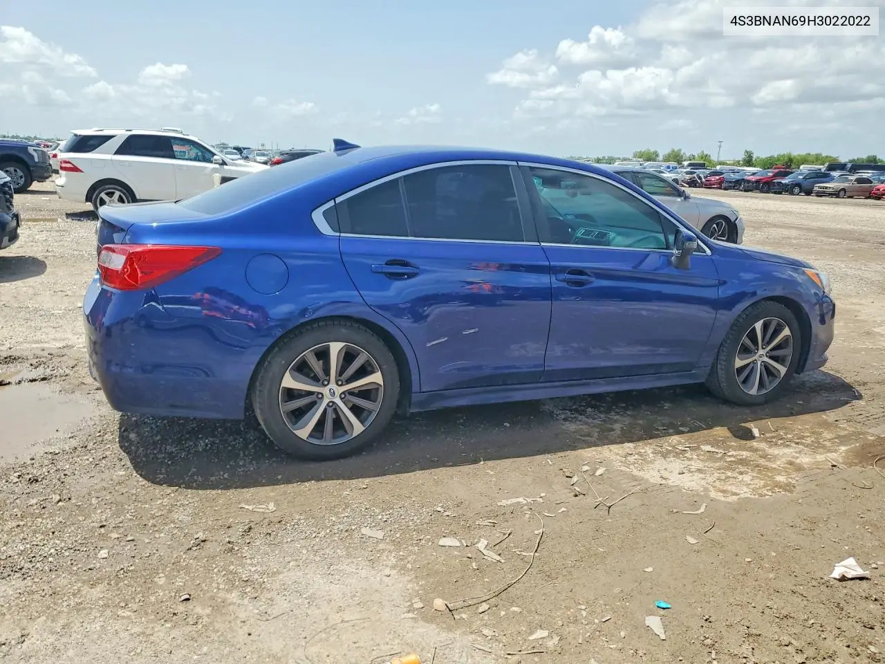 2017 Subaru Legacy 2.5I Limited VIN: 4S3BNAN69H3022022 Lot: 61380556