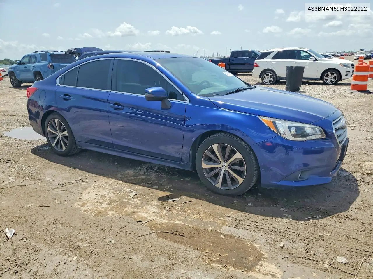 2017 Subaru Legacy 2.5I Limited VIN: 4S3BNAN69H3022022 Lot: 61380556