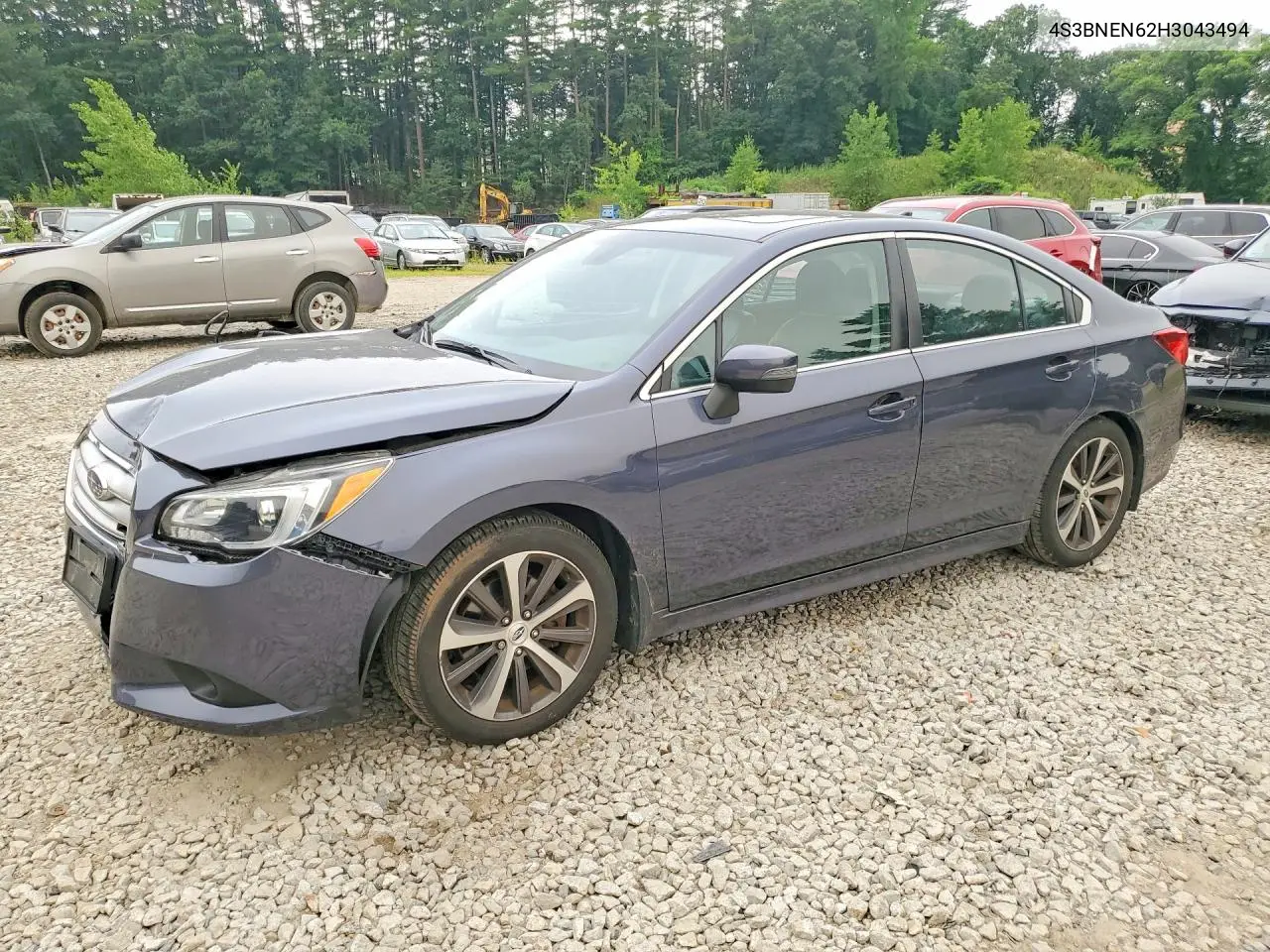 2017 Subaru Legacy 3.6R Limited VIN: 4S3BNEN62H3043494 Lot: 61414216