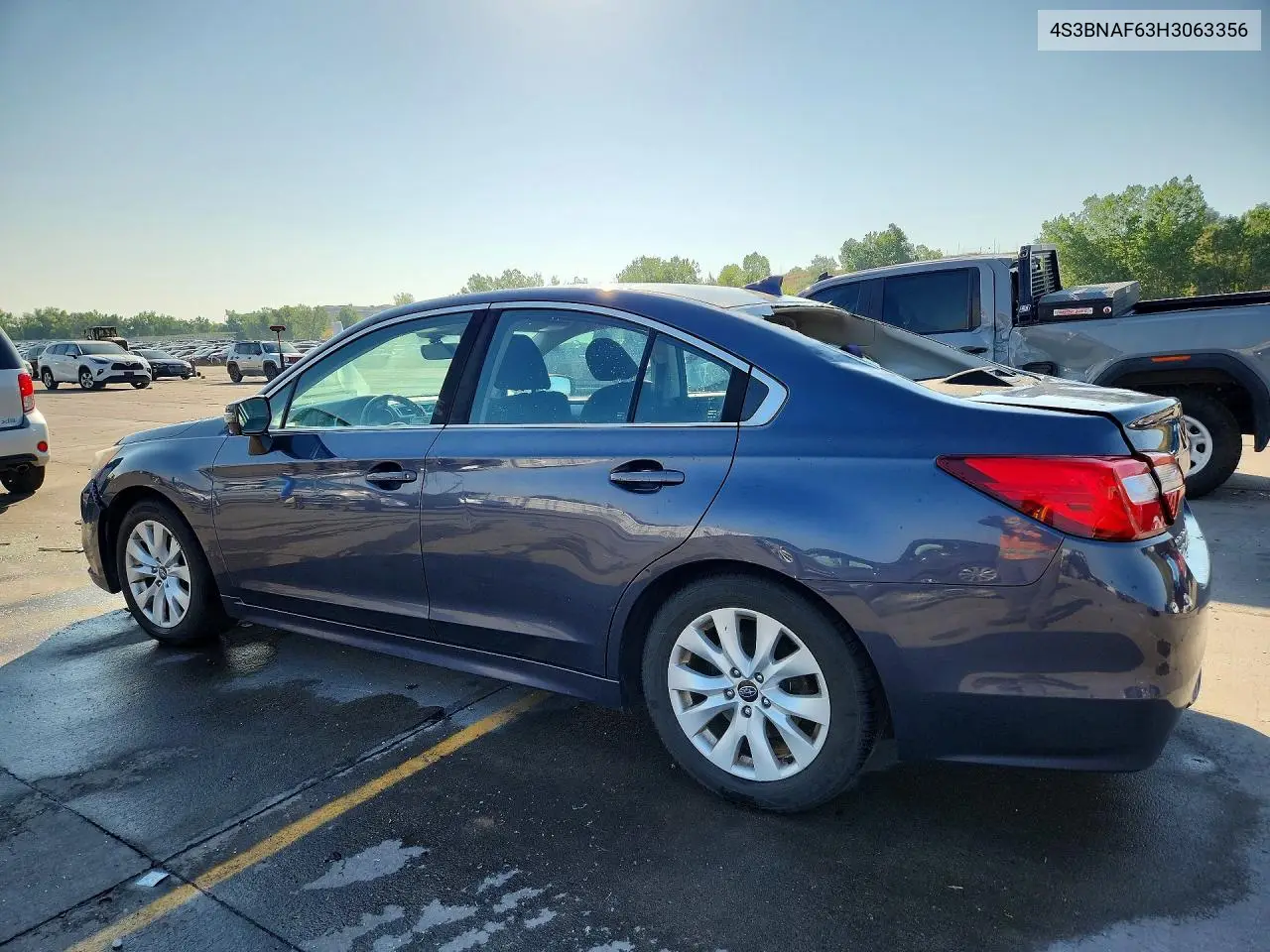 2017 Subaru Legacy 2.5 Gt Spec B VIN: 4S3BNAF63H3063356 Lot: 61918256