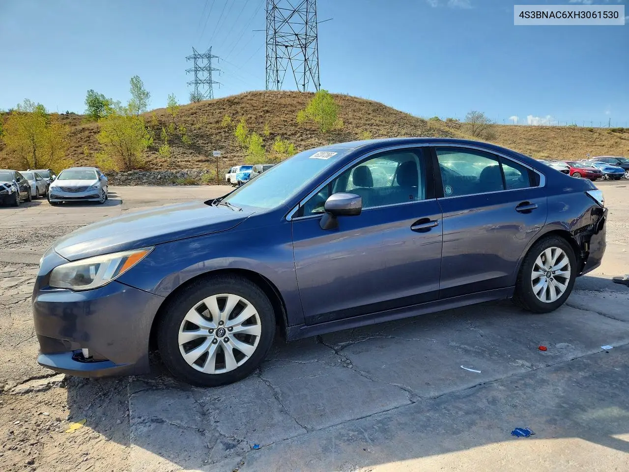 2017 Subaru Legacy VIN: 4S3BNAC6XH3061530 Lot: 62207266