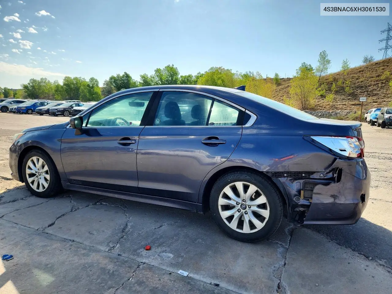 2017 Subaru Legacy VIN: 4S3BNAC6XH3061530 Lot: 62207266