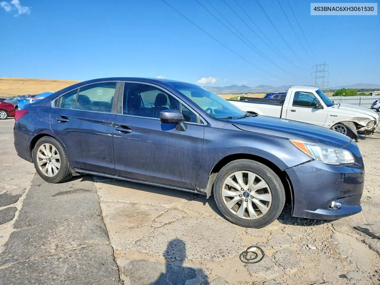 2017 Subaru Legacy VIN: 4S3BNAC6XH3061530 Lot: 62207266