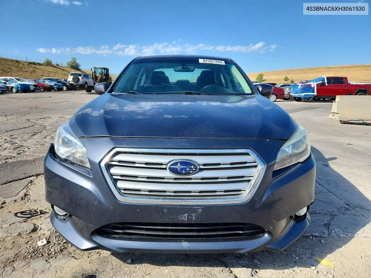 2017 Subaru Legacy VIN: 4S3BNAC6XH3061530 Lot: 62207266