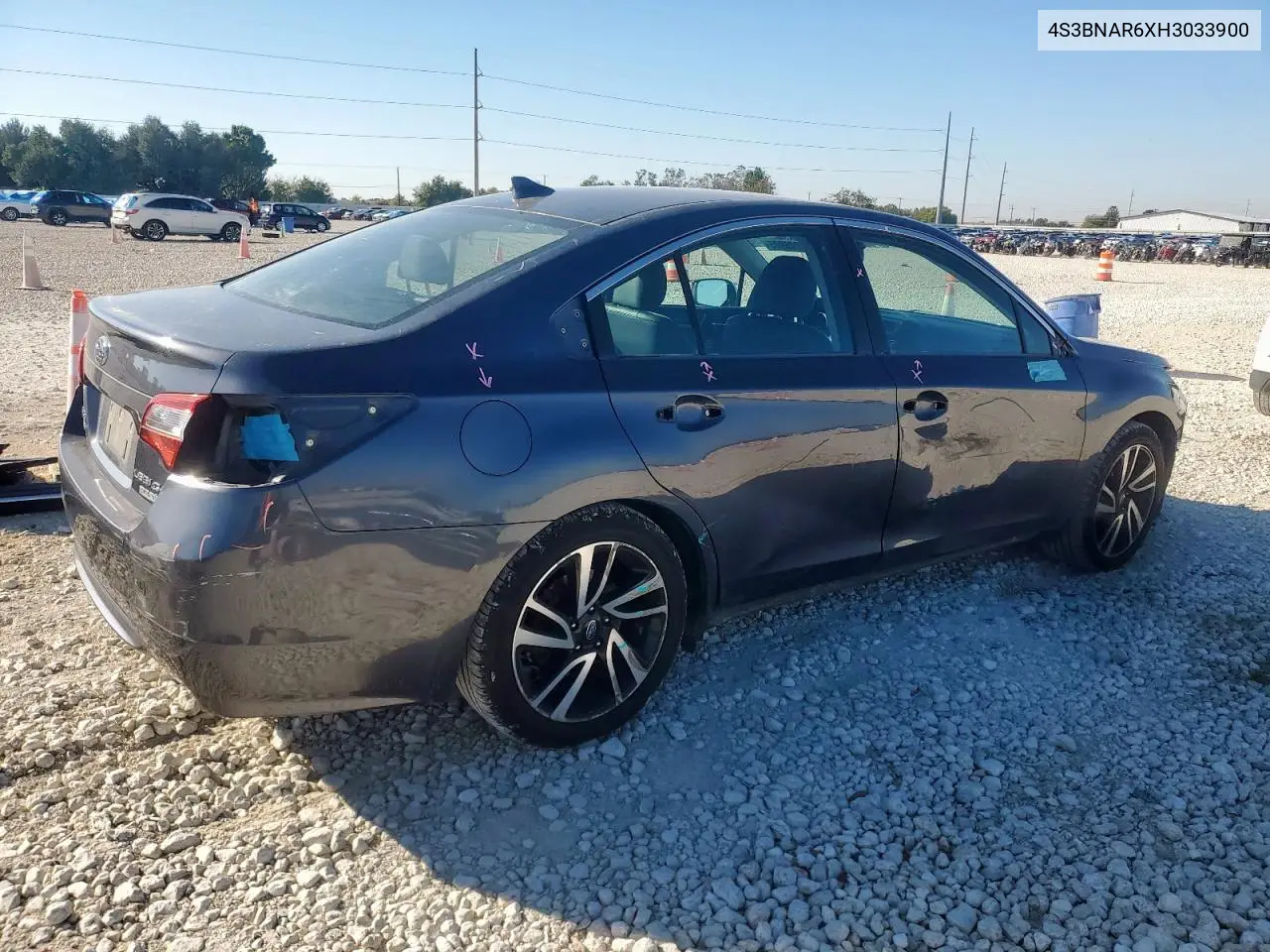 4S3BNAR6XH3033900 2017 Subaru Legacy Sport