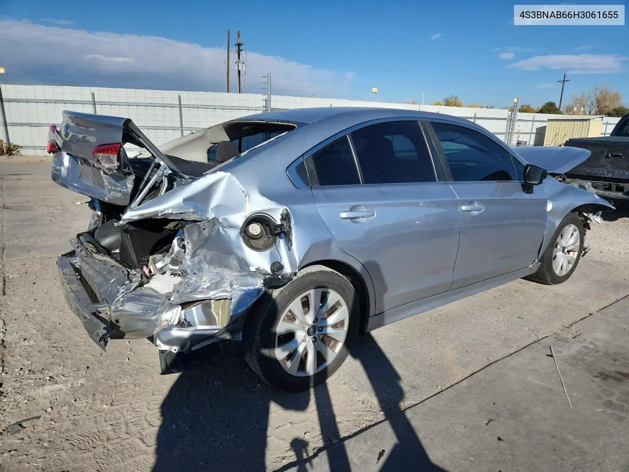 4S3BNAB66H3061655 2017 Subaru Legacy 2.5I