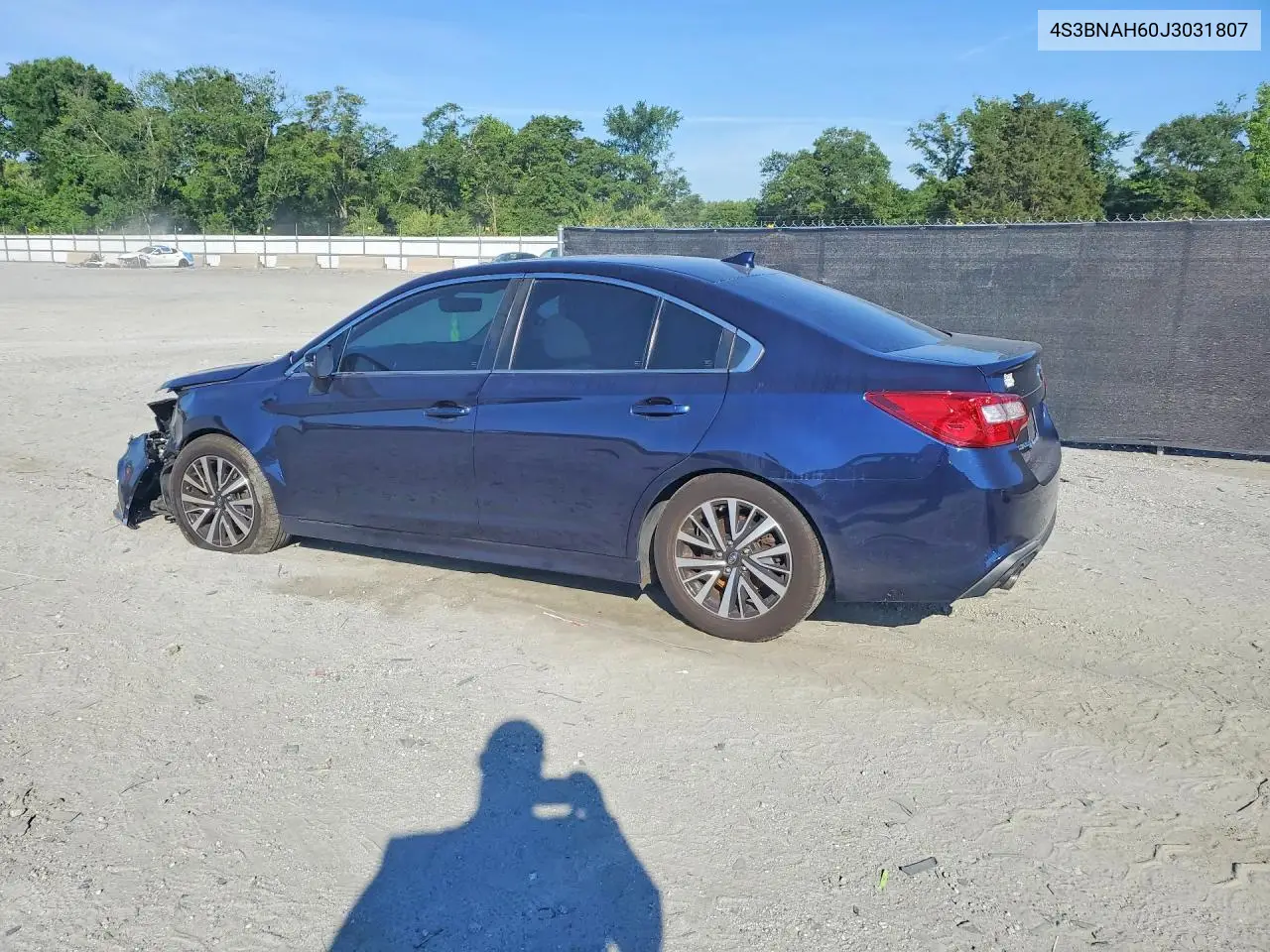 2018 Subaru Legacy 2.5I Premium VIN: 4S3BNAH60J3031807 Lot: 56232376
