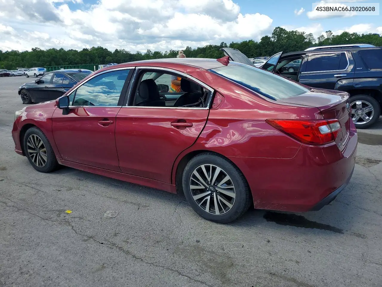 2018 Subaru Legacy 2.5I Premium VIN: 4S3BNAC66J3020608 Lot: 57734596