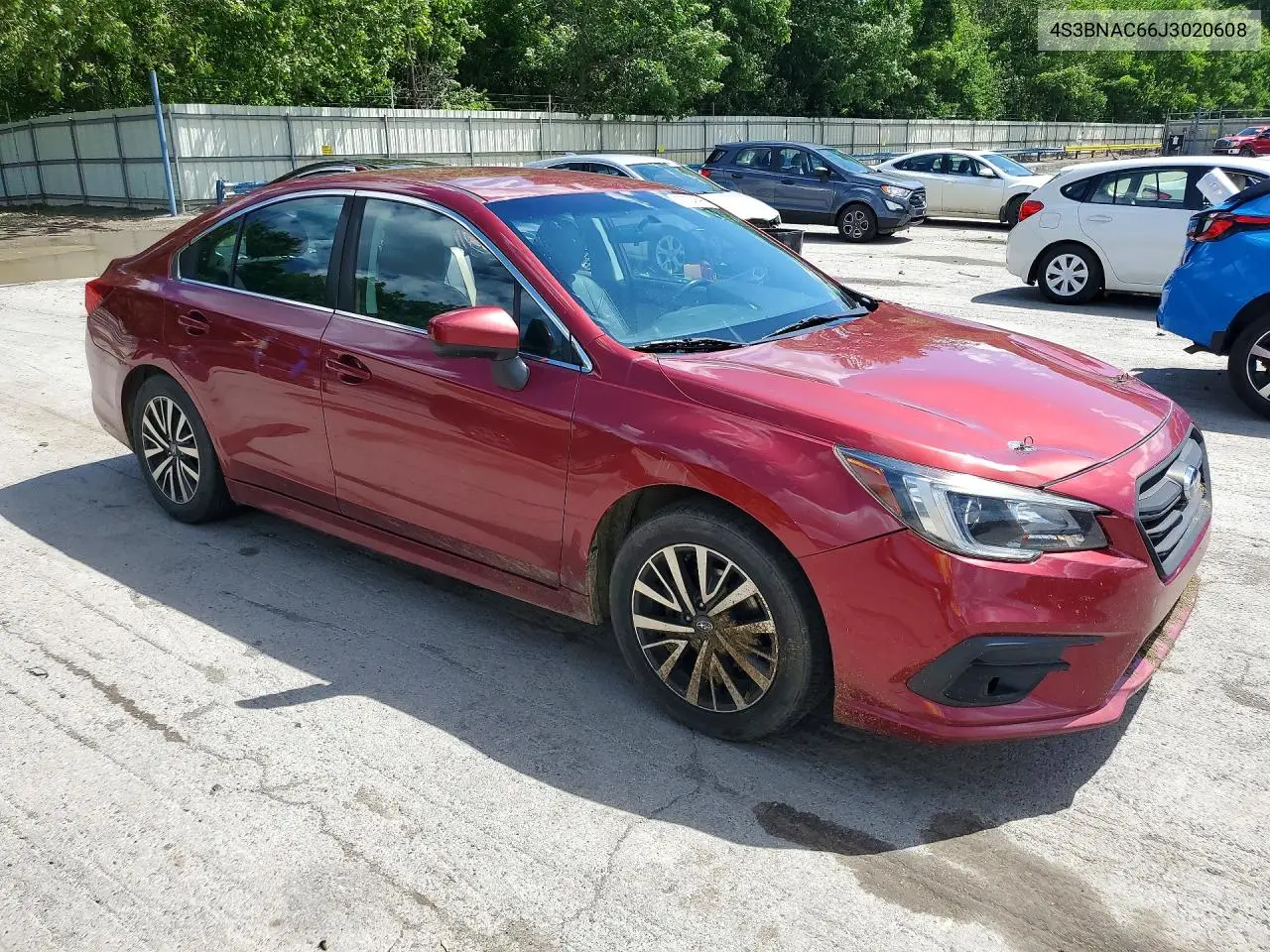 2018 Subaru Legacy 2.5I Premium VIN: 4S3BNAC66J3020608 Lot: 57734596