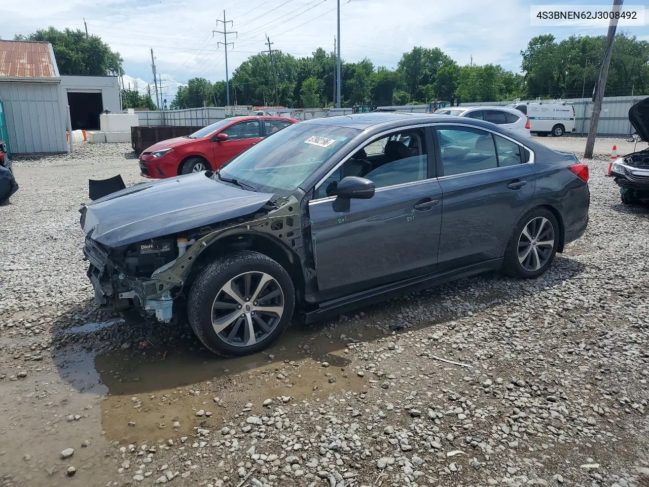 2018 Subaru Legacy 3.6R Limited VIN: 4S3BNEN62J3008492 Lot: 57902196