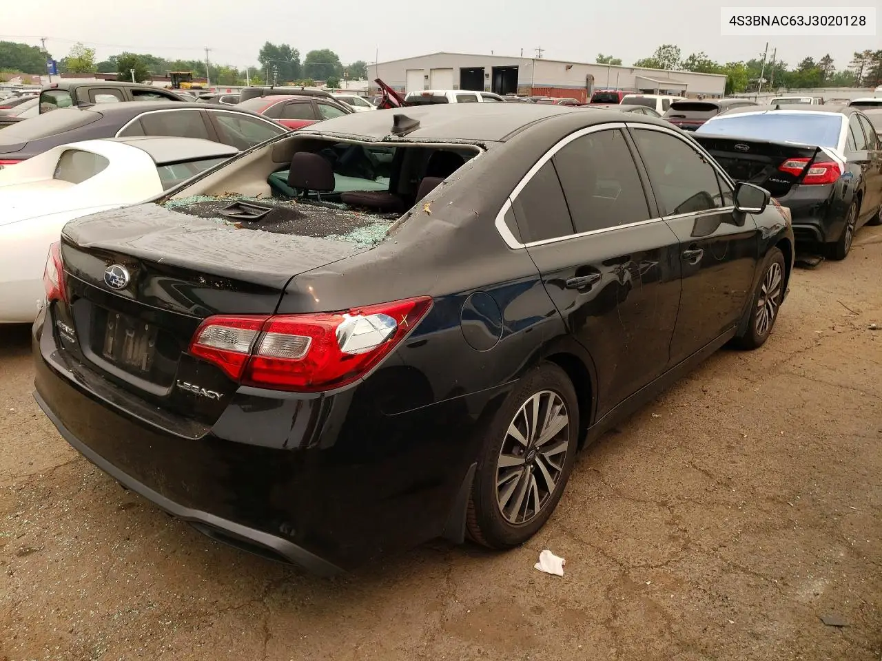 2018 Subaru Legacy 2.5I Premium VIN: 4S3BNAC63J3020128 Lot: 60568206