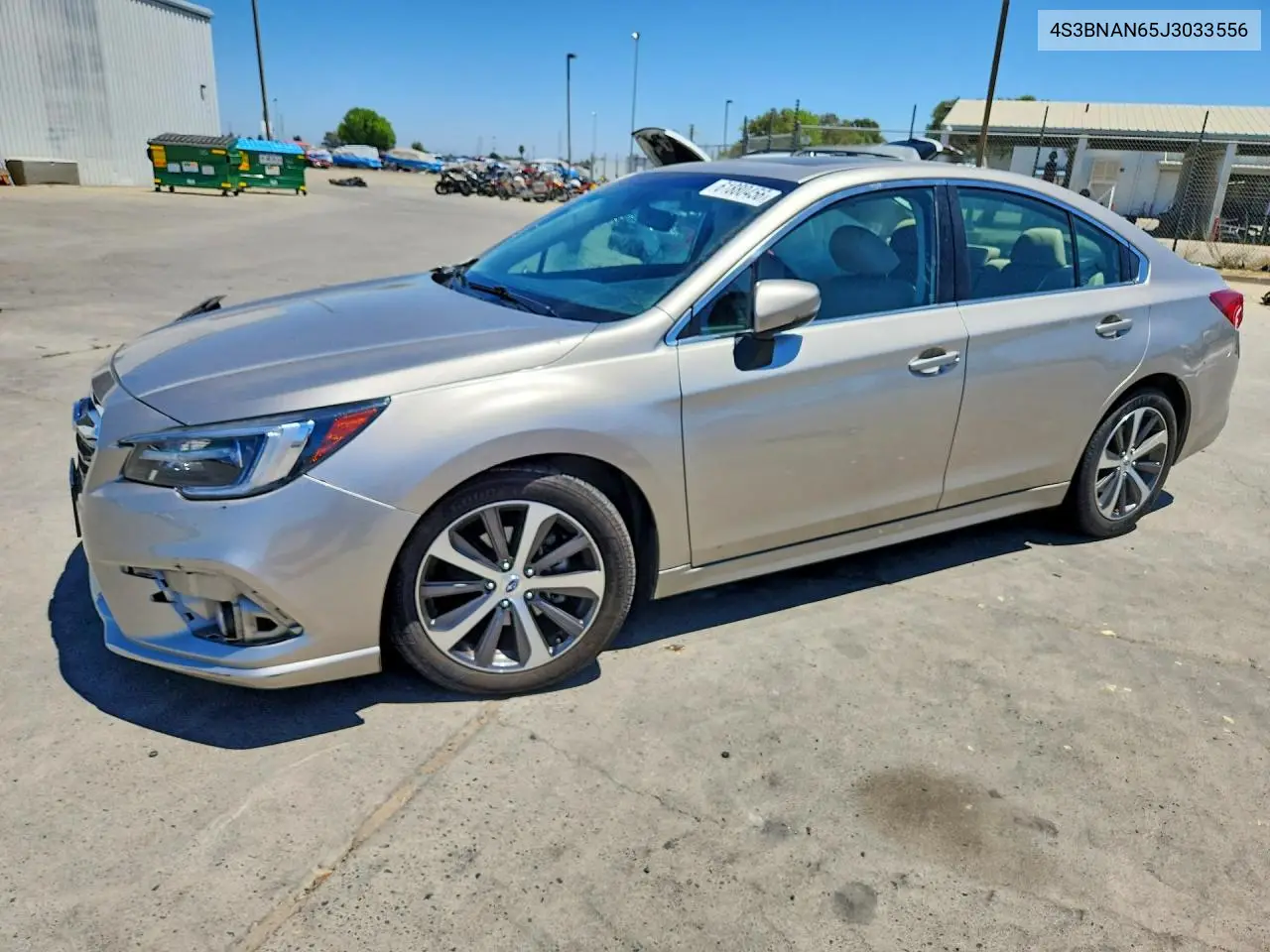 2018 Subaru Legacy 2.5I Limited VIN: 4S3BNAN65J3033556 Lot: 61880456