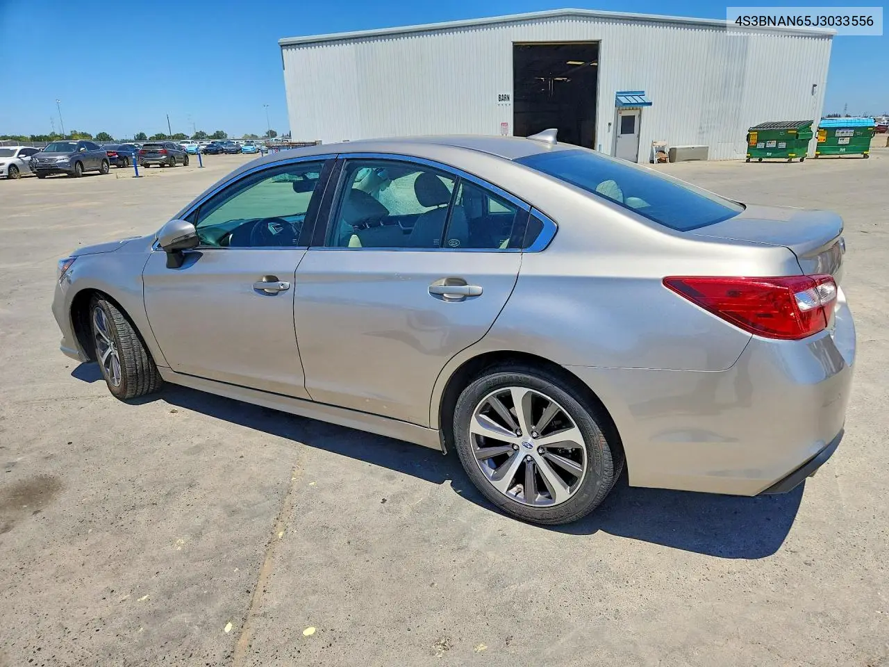 2018 Subaru Legacy 2.5I Limited VIN: 4S3BNAN65J3033556 Lot: 61880456