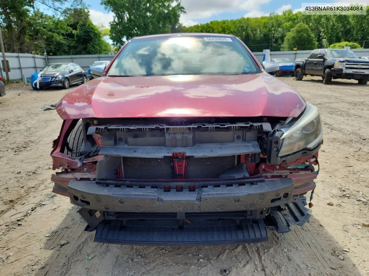 2019 Subaru Legacy Sport VIN: 4S3BNAR61K3034084 Lot: 56439026