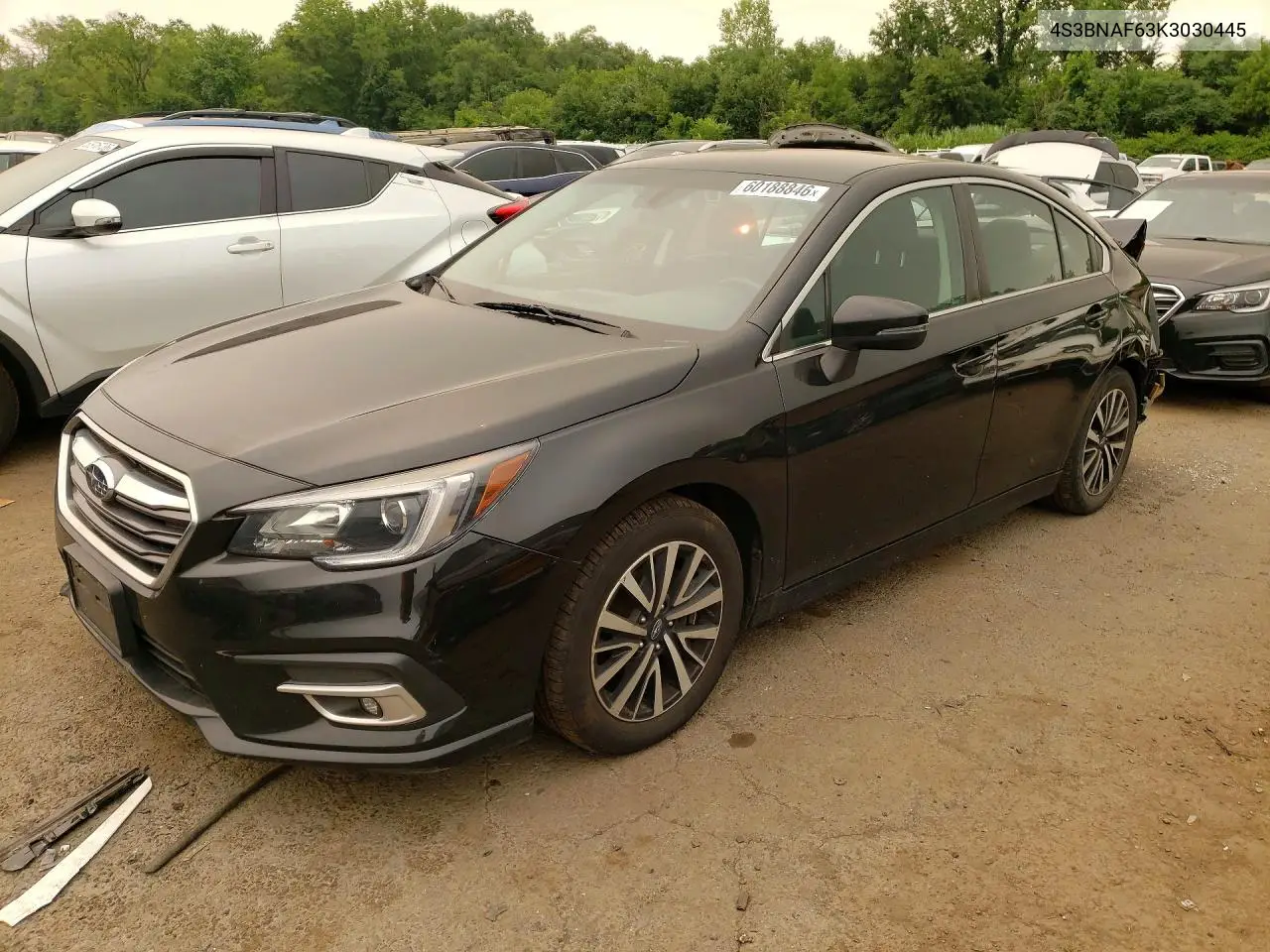 2019 Subaru Legacy 2.5I Premium VIN: 4S3BNAF63K3030445 Lot: 60188846
