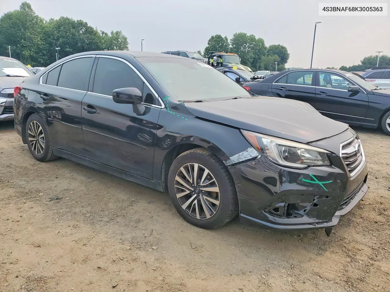 2019 Subaru Legacy 2.5I Premium VIN: 4S3BNAF68K3005363 Lot: 60461346