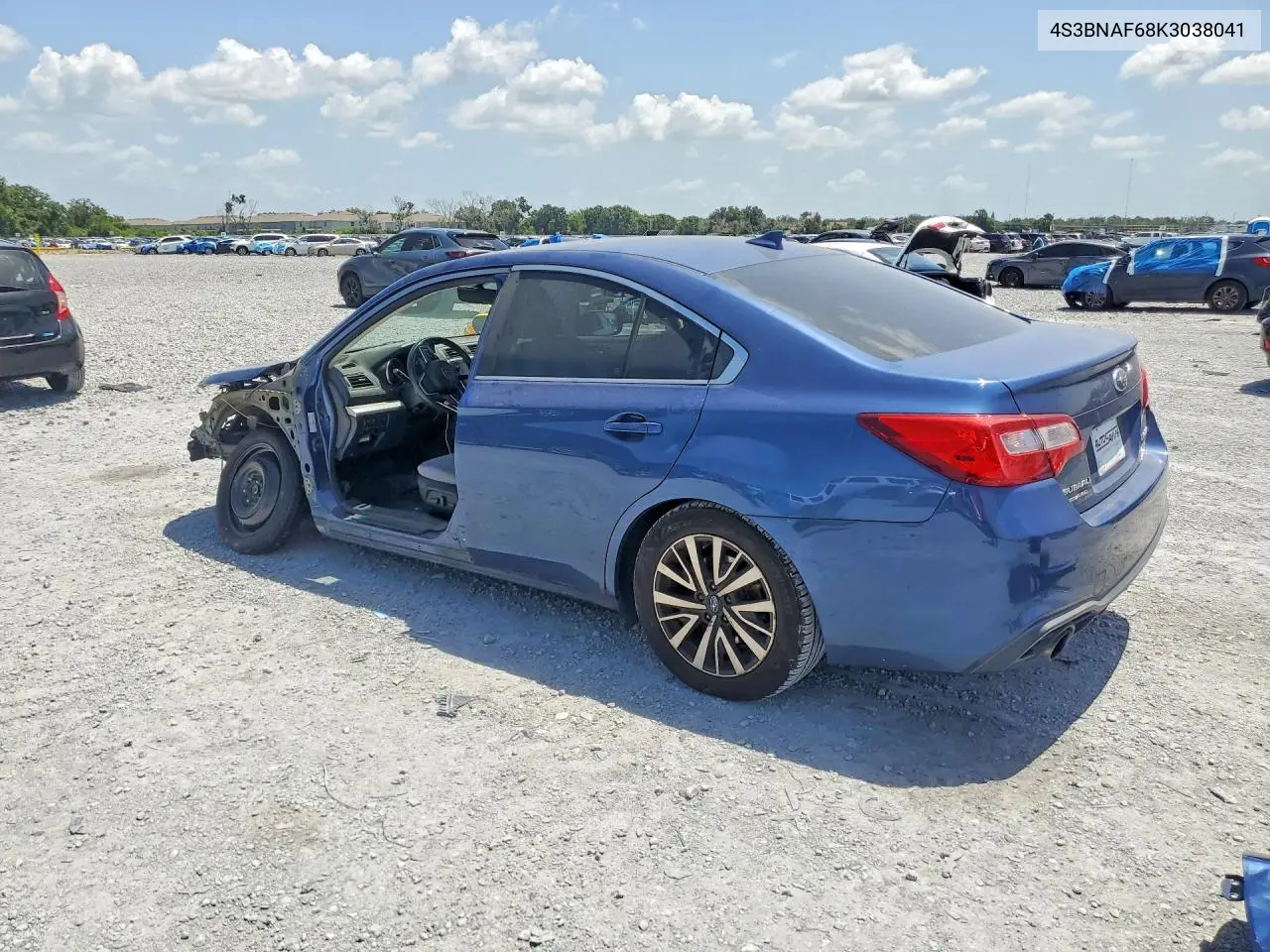2019 Subaru Legacy 2.5I Premium VIN: 4S3BNAF68K3038041 Lot: 60929856
