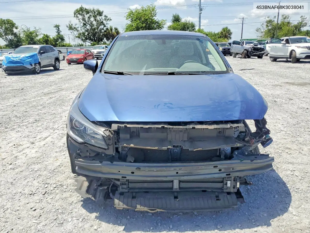 2019 Subaru Legacy 2.5I Premium VIN: 4S3BNAF68K3038041 Lot: 60929856