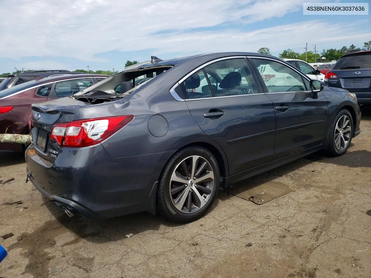 2019 Subaru Legacy 3.6R Limited VIN: 4S3BNEN60K3037636 Lot: 61359116