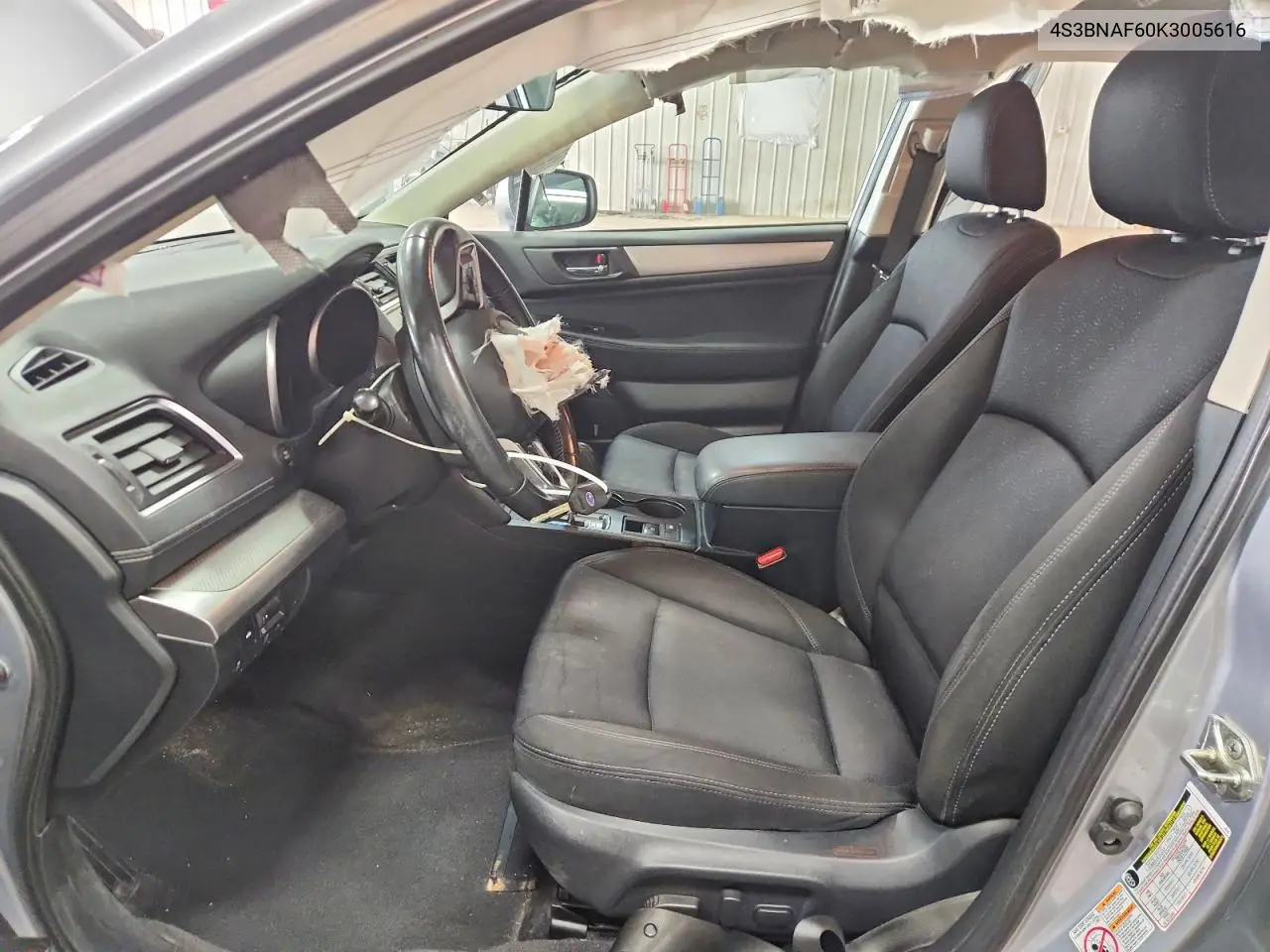 2019 Subaru Legacy 2.5I Premium VIN: 4S3BNAF60K3005616 Lot: 61373716