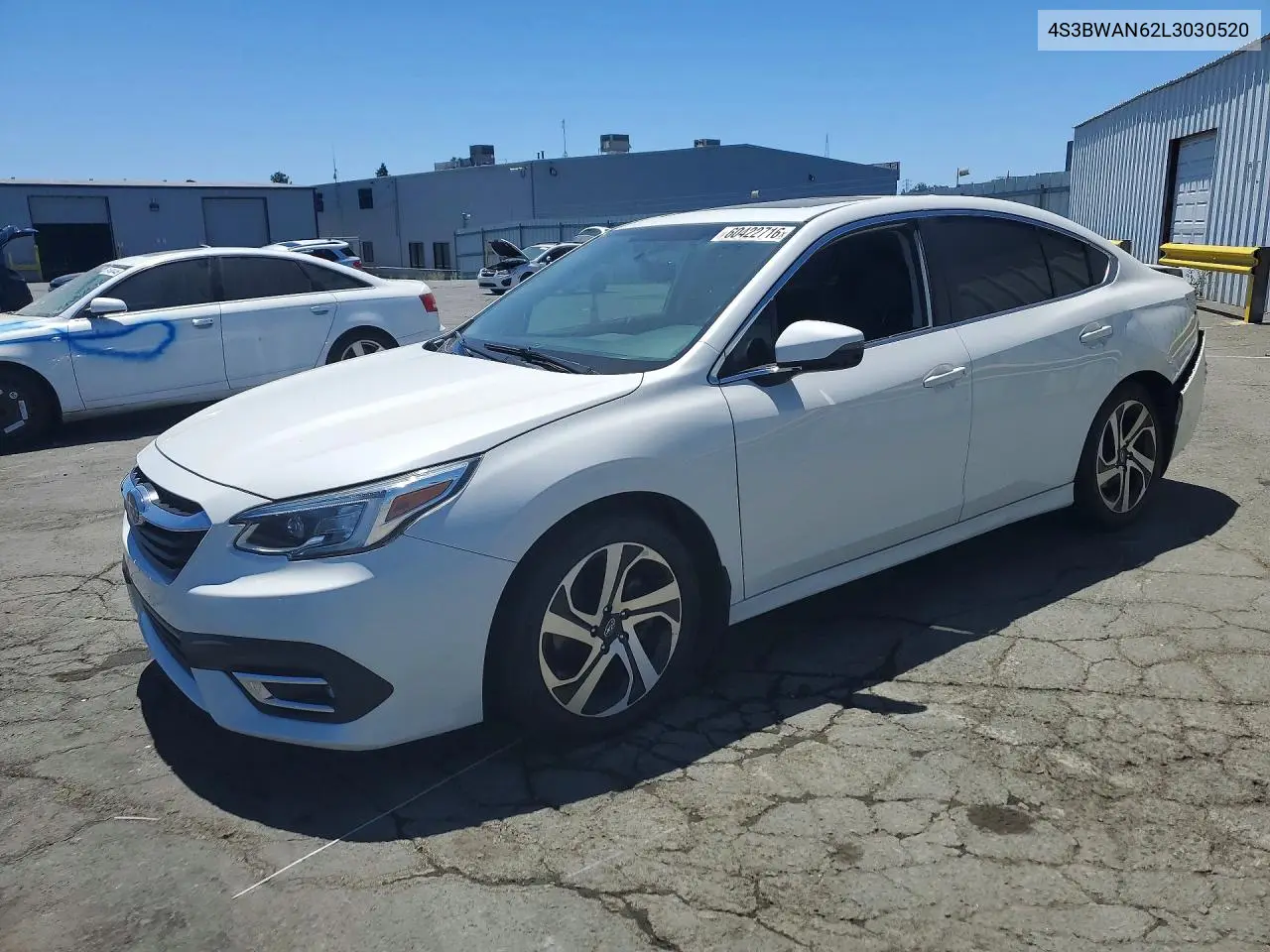 2020 Subaru Legacy Limited VIN: 4S3BWAN62L3030520 Lot: 60422716