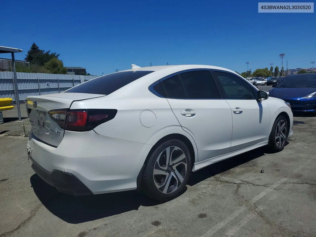2020 Subaru Legacy Limited VIN: 4S3BWAN62L3030520 Lot: 60422716