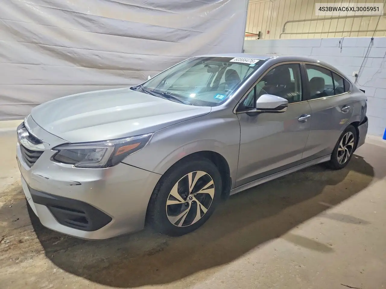 2020 Subaru Legacy Premium VIN: 4S3BWAC6XL3005951 Lot: 60566476