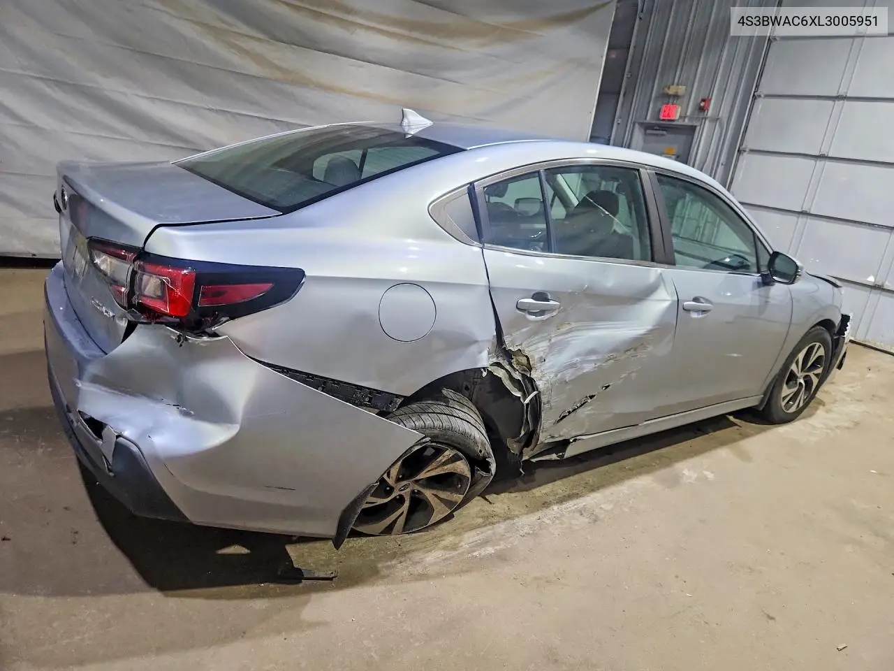 2020 Subaru Legacy Premium VIN: 4S3BWAC6XL3005951 Lot: 60566476