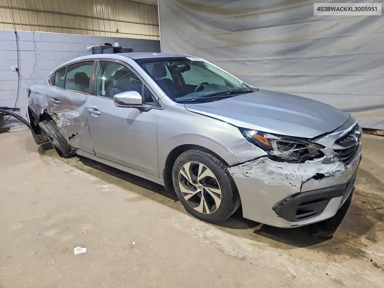 2020 Subaru Legacy Premium VIN: 4S3BWAC6XL3005951 Lot: 60566476