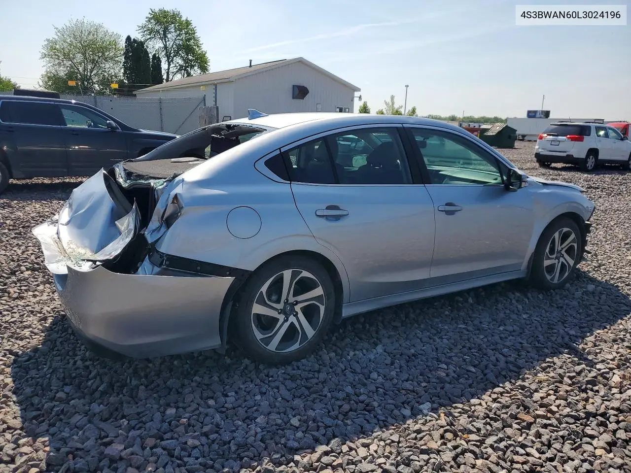 2020 Subaru Legacy Limited VIN: 4S3BWAN60L3024196 Lot: 61088336