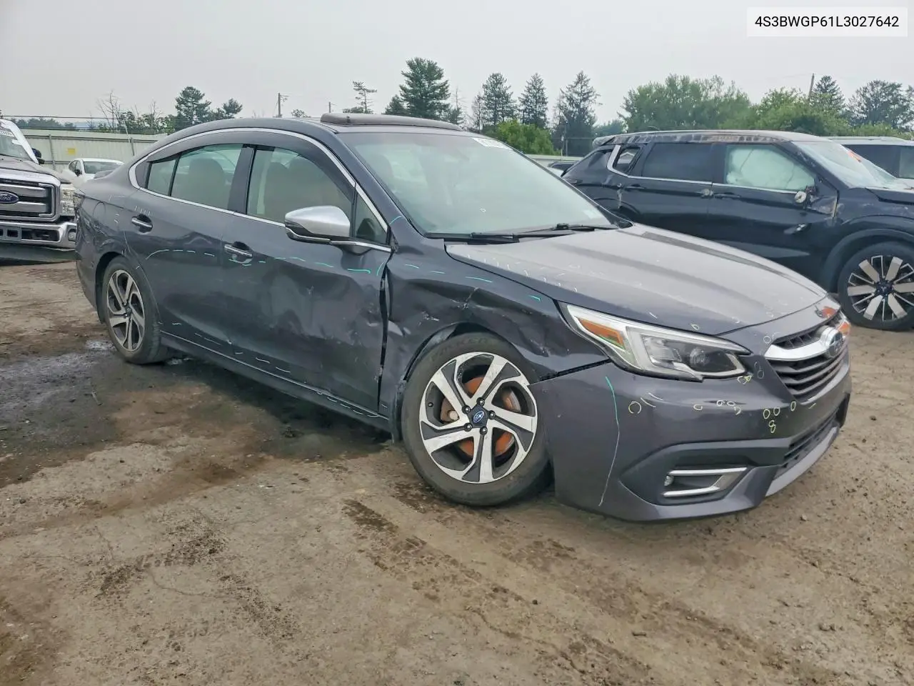 2020 Subaru Legacy Touring Xt VIN: 4S3BWGP61L3027642 Lot: 61160676